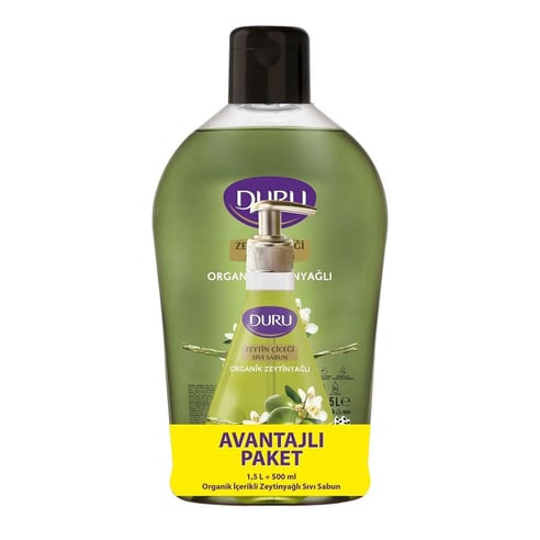 Duru Sıvı Sabun Zeytin Çiçeği 1,5 l + 500 ml