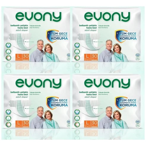 Evony Belbantlı Büyük Boy L 120'li Hasta Bezi