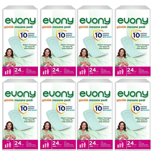 Evony Günlük Mesane Pedi 192'li Uzun ( 24'lü 8 adet )