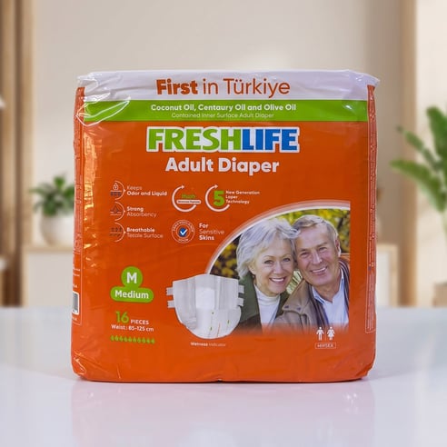 Freshlife Bel Bantlı Hasta Bezi M Beden 16'lı