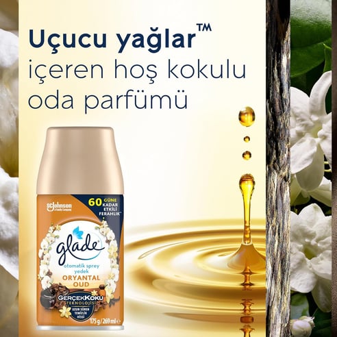 Glade Otomatik Sprey Yedek Oryantal Oud, 269 ml