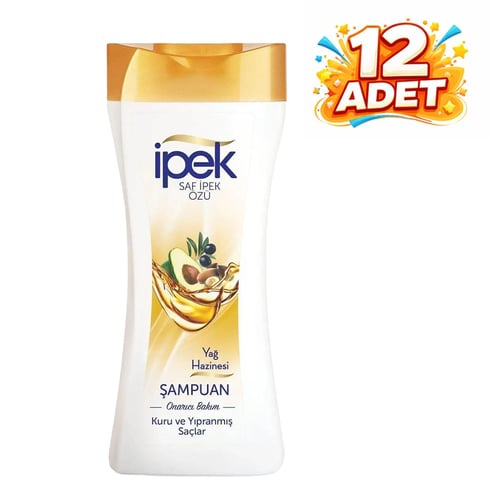 İpek Şampuan 480 ml Kuru Ve Yıpranmış Saçlar x 12 Adet