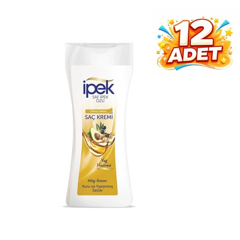 İpek Yağ Hazinesi Saç Kremi 480 Ml 12 Adet