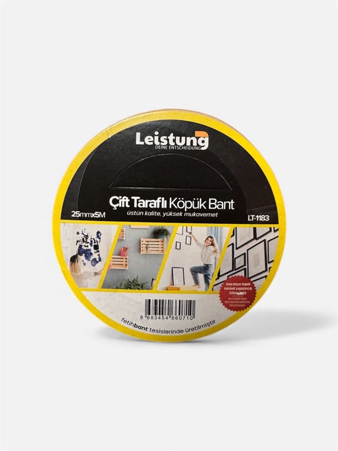 Leistung Çift Taraflı Köpük Bant 25mmx5M ( LT-1183) 