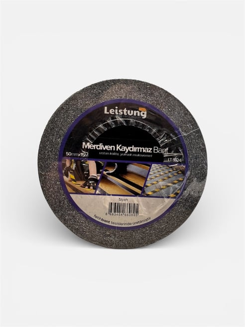 Leistung Merdiven Kaydırmaz Bant Siyah 50 mm x 15 metre (LT-1824)