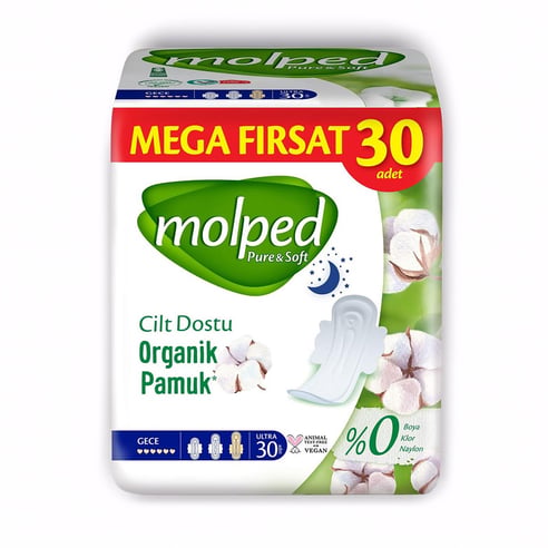 Molped Pure Soft Mega Fırsat Gece Ultra 30 Lu