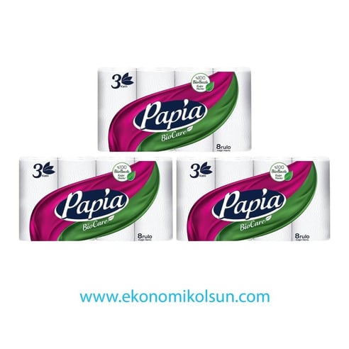 Papia Biocare Kağıt Havlu 24 Rulo
