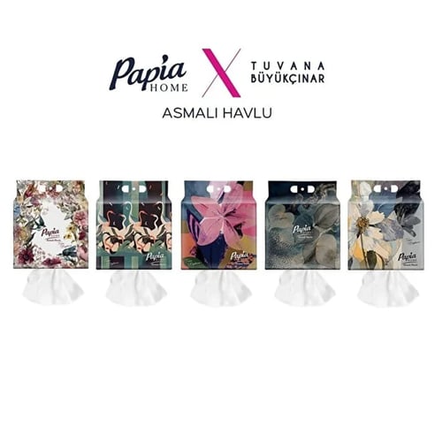 Papia Home Asmalı Havlu 3000 Yaprak (12 adet)