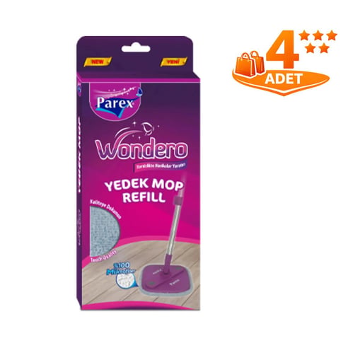 Parex Wondero Yedek Paspas Mop 4 Adet
