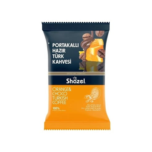 SHAZEL Portakallı Hazır Türk Kahvesi 100 gr