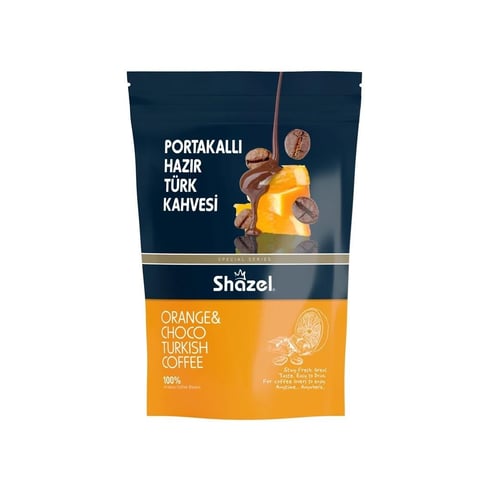 Shazel Portakallı Hazır Türk Kahvesi - Doypack - 200 gr.