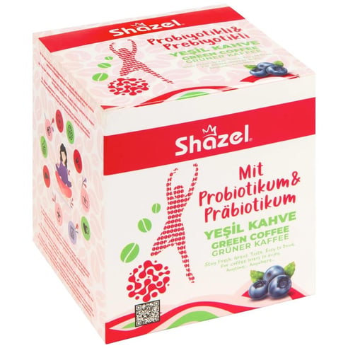 Shazel Probiyotik&Prebiyotik Detoks Yeşil Kahve 2.8G X 14 Adet