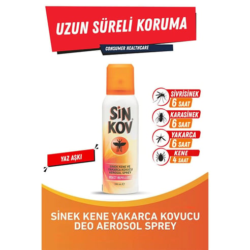 Sinkov Kene Ve Yakarca Kovucu Aerosol Sprey 100 Ml