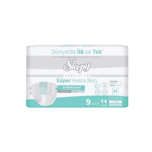 Sleepy Sensitive Süper Emici Külot Bez M 9 Adet