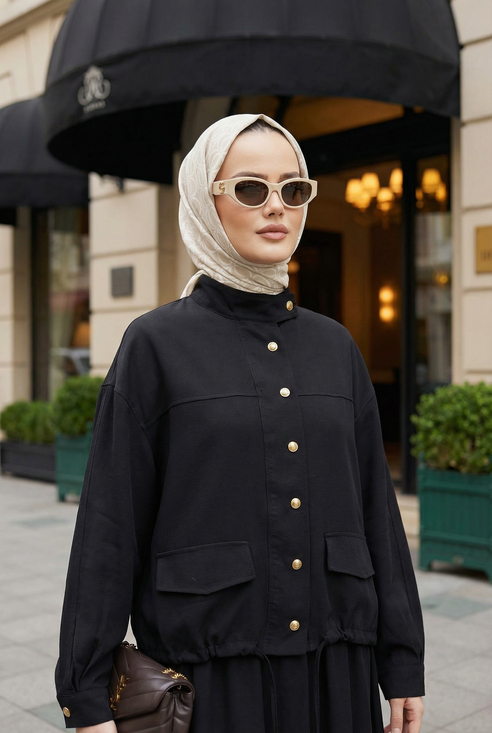 Aurelia Gold Tensel Set- Etekli Takım – Siyah