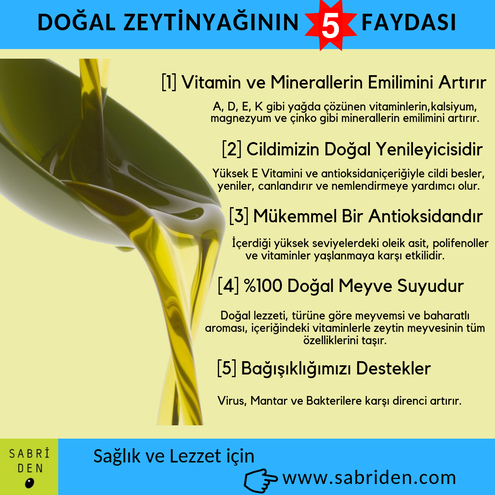 Doğal Zeytinyağının 5 Faydası