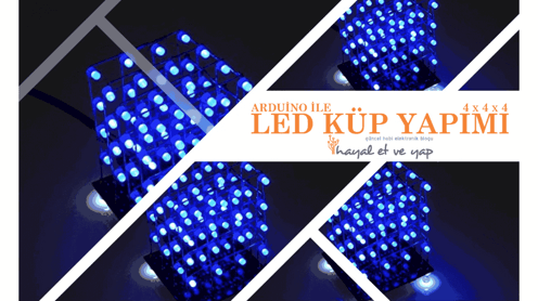 4x4x4 Led Küp Yapımı - İlginç Arduino Projeleri | Robocombo