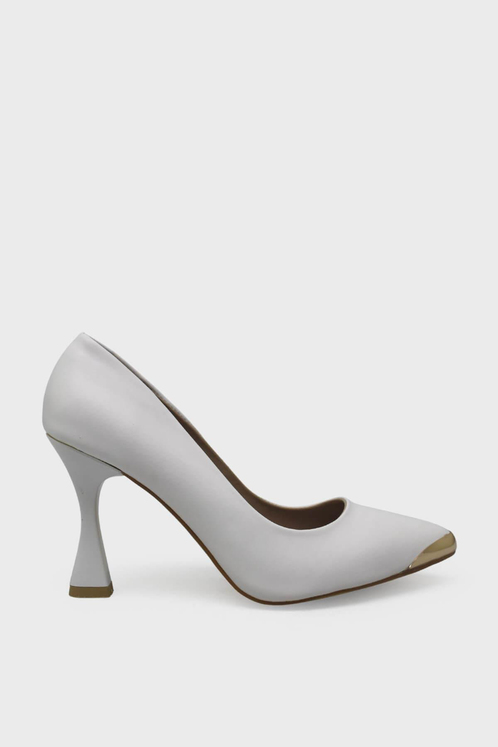 Kanuga Kadın Kadeh Topuk Stiletto Ayakkabı Beyaz LPA1302