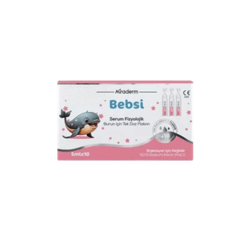 Miraderm Bebsi Serum Fizyolojik 5ml* 10 adet - Bebek Temizlik-Banyo - Miraderm