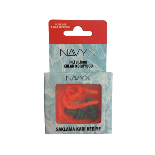 Navyx İpli Silikon Kulak Koruyucu Yeşil - Yeni ürünler - Diğer