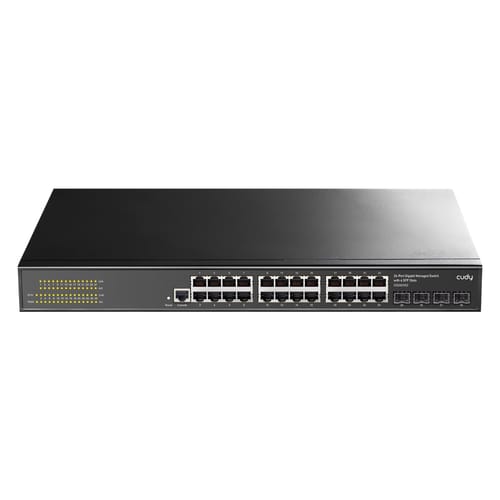 Cudy GS2024S2 4 SFP Slot,2 Katman,24 Port Yönetilebilir…