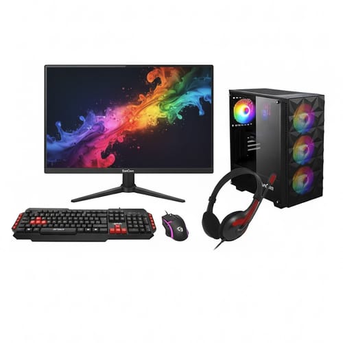 RaXius SunCom Gaming SG1-154-S Ryzen5 5500 RX580 Masaüstü…