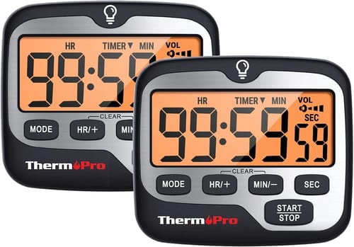 Thermopro TM01 Mutfak,Spor, Ders Alarmlı Işıklı Kronometre,…