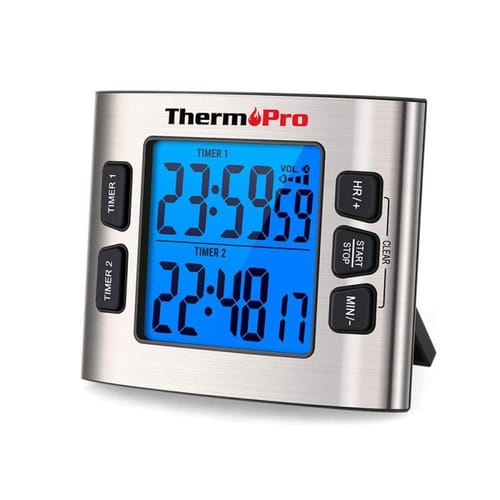ThermoPro TM02 Mutfak, Spor, Ders için Alarmlı, Işıklı,…