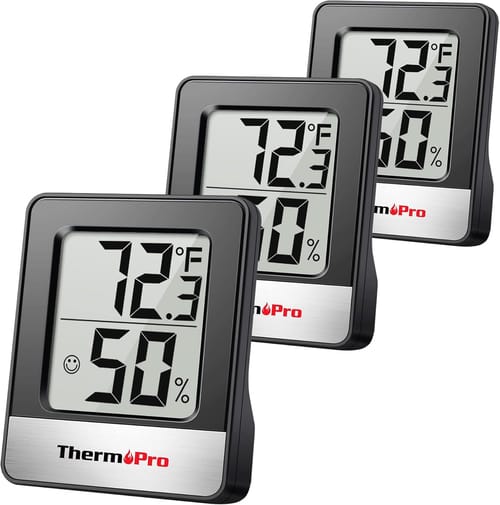 ThermoPro TP49B Mini Iç Mekan Dijital Sıcaklık ve Nem Ölçer…