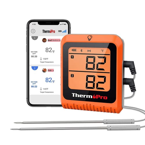 ThermoPro TP920 Cep Telefonu Kontrollü, Bluetooth ve Çift…