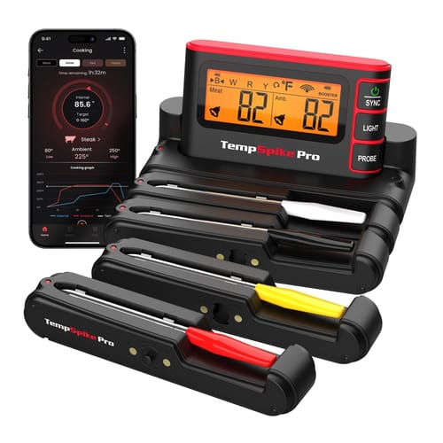 Thermopro TP980-4 Şarjlı 320m Kablosuz Alarmlı 4Problu APP,…