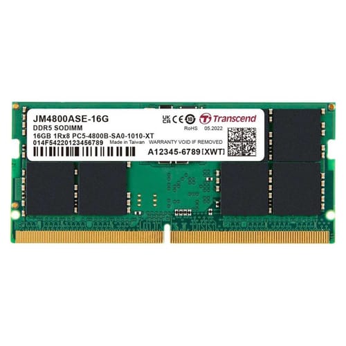 Transcend JM4800ASE-16G 16GB DDR5 4800 CL40 Notebook Ram