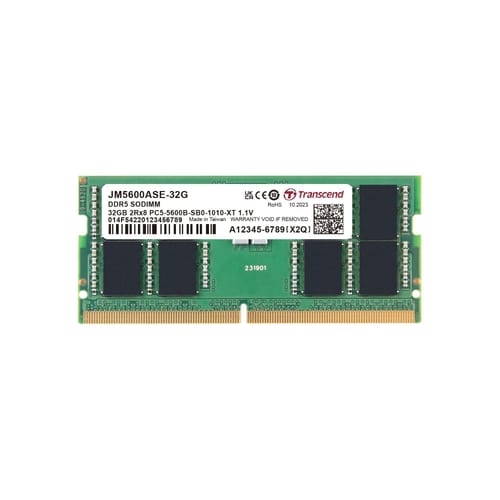 Transcend JM5600ASE-32G 32GB DDR5 5600Mhz CL46 1.1V…