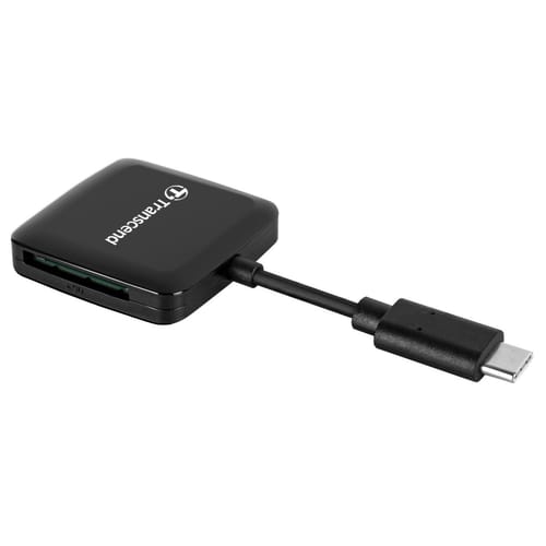 Transcend TS-RDC3 SD/microSD, USB 3.2 Gen 1, Siyah, Type C…