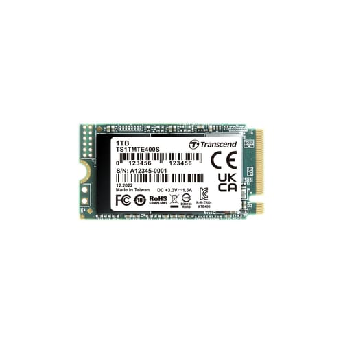 Transcend TS1TMTE400S 1TB 2.000/1.700 MB/s PCIe Gen3x4 NVme…