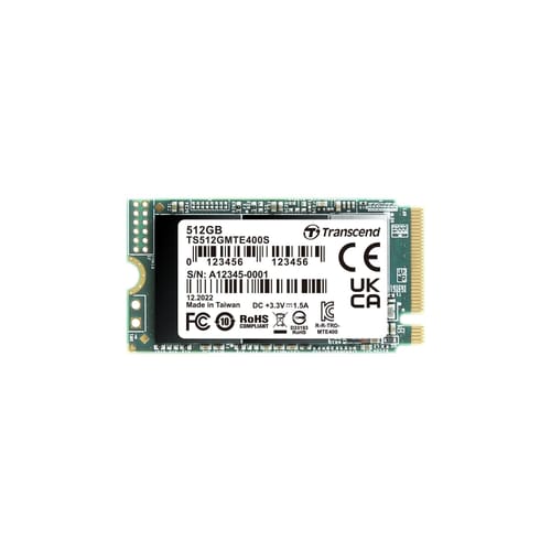Transcend TS512GMTE400S 512GB PCle Gen3x4 NVMe 3D TLC…