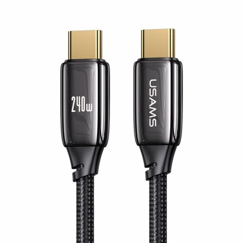 Usams US-SJ581 PD3.1 Type-C To Type-C Çinko Alaşım 240W…