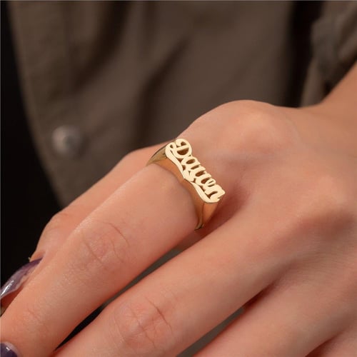  Altın İsim Yüzük - Goldstore