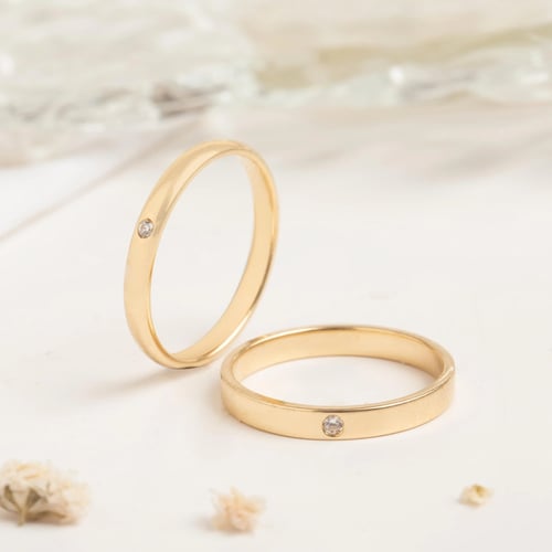 0.01 Karat Pırlanta Altın Yüzük - Goldstore