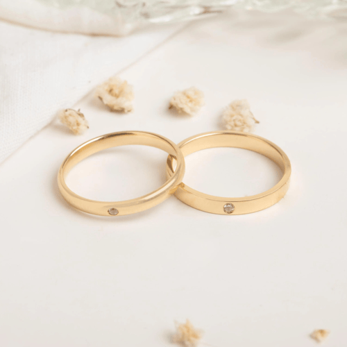 0.01 Karat Pırlanta Altın Yüzük - Goldstore