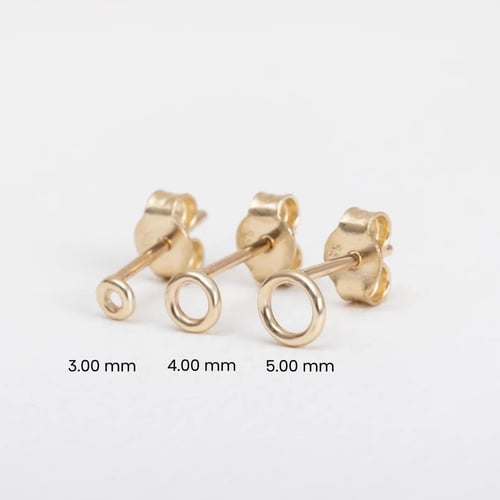 Altın Açık Halka Küpe - Goldstore