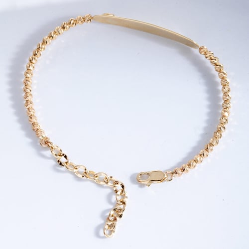 Altın Figürlü İsim Bileklik - Goldstore