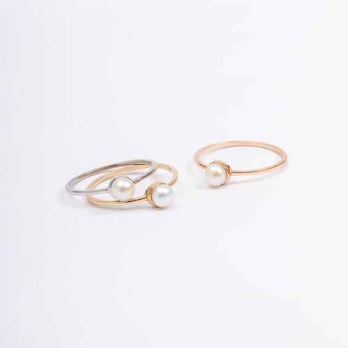 Altın İnci Yüzük - Goldstore