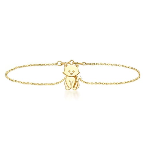 Altın Kedi Bileklik - Goldstore