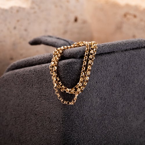 Altın Küp Zincir Yüzük - Goldstore