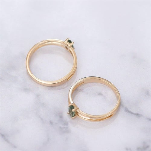 Altın Markiz Safir Yüzük - Goldstore