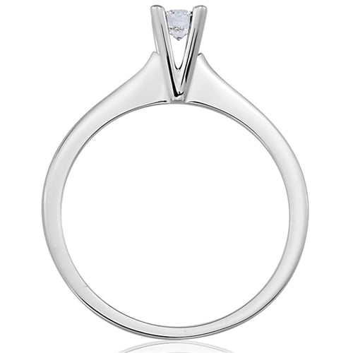 Goldstore-0.2 ct. Pırlanta Klasik Tektaş Yüzük