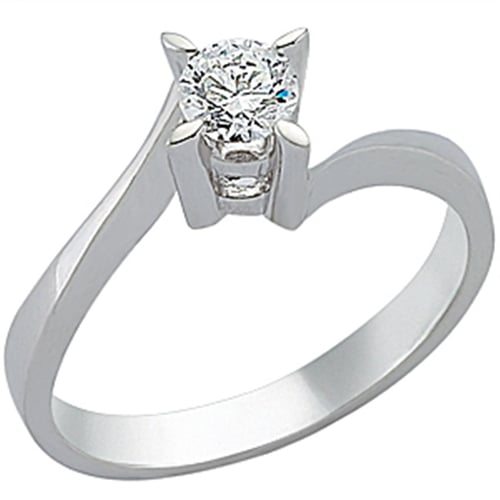 Goldstore-0.33 ct. Pırlanta Tektaş Yüzük