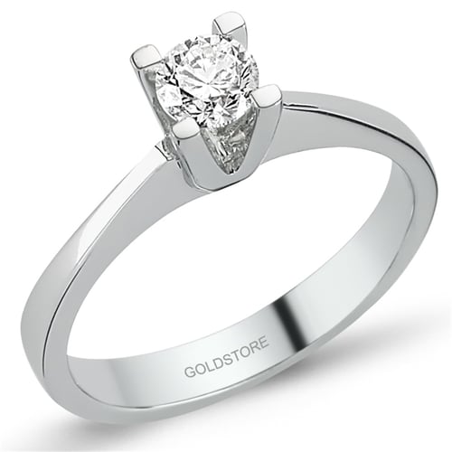 Goldstore-0.36 ct. Pırlanta Tektaş Yüzük