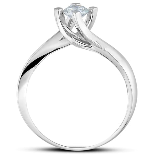 Goldstore-0.37 ct. Pırlanta Tektaş Yüzük